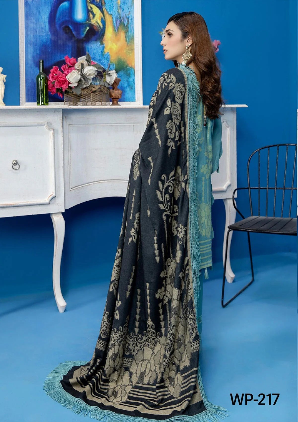 Mary Gold By Wania'22 Vol-01 WP-217 - Mohsin Saeed Fabrics
