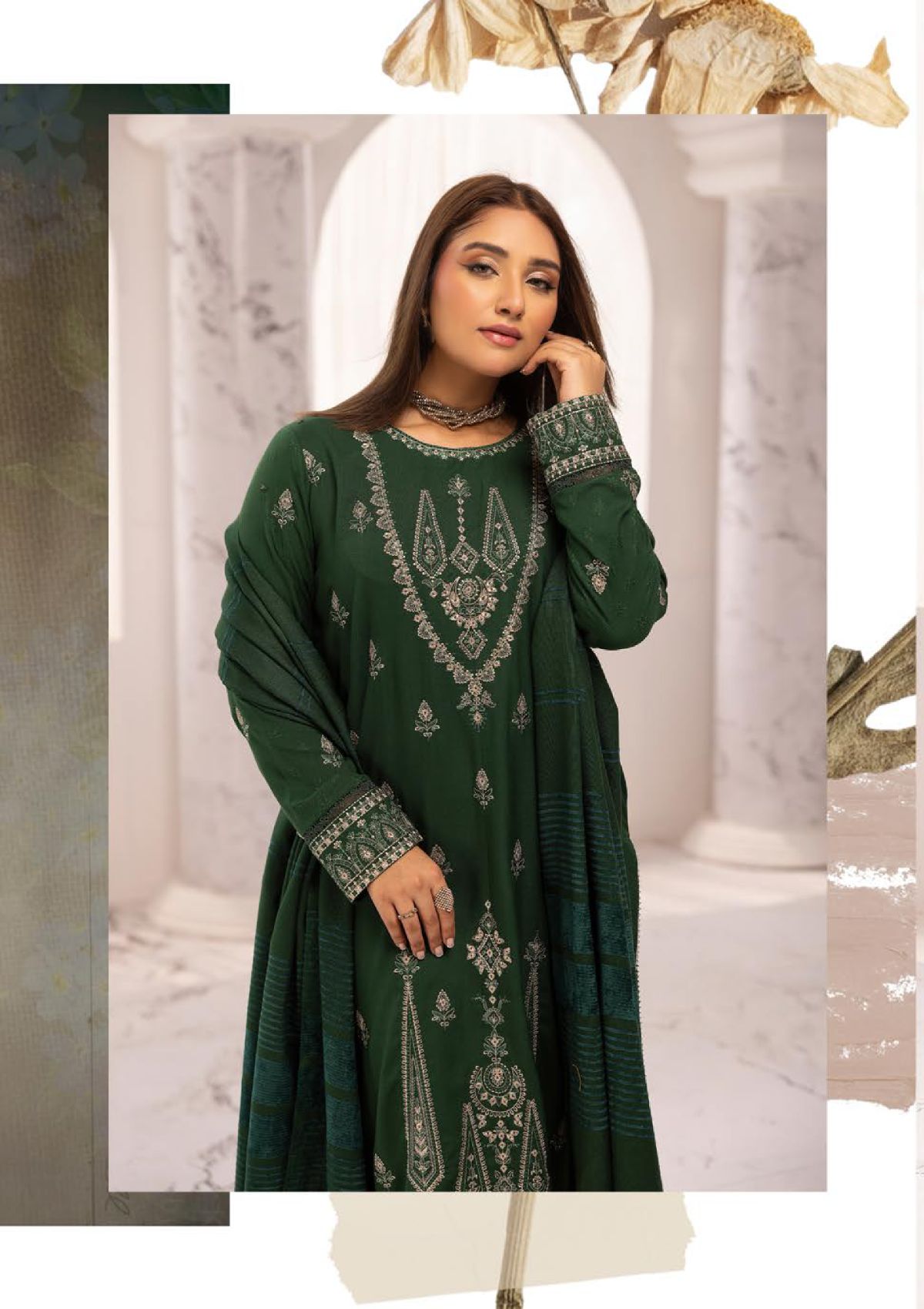 Mehak Emb Peach Leather'24 P-02