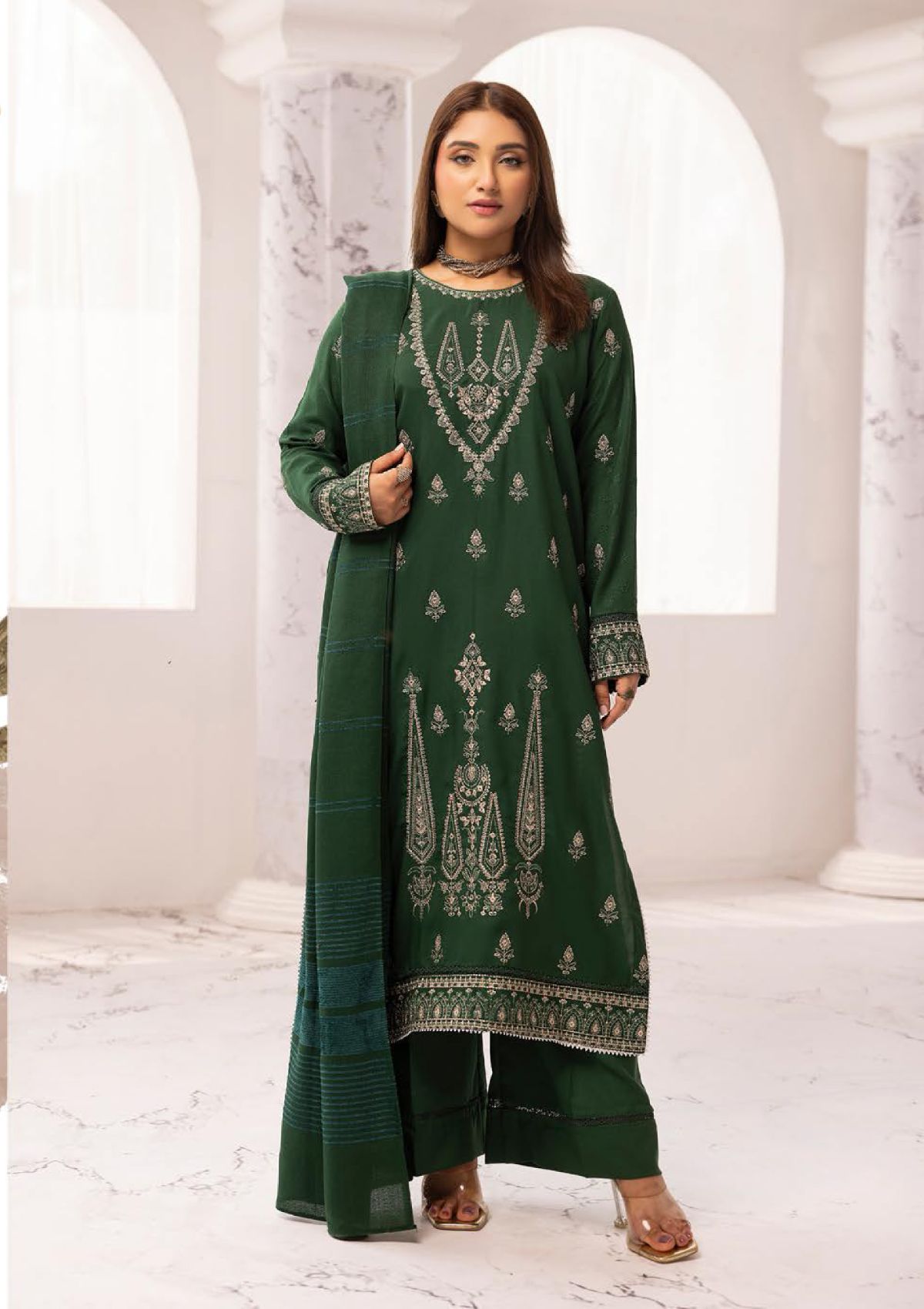 Mehak Emb Peach Leather'24 P-02