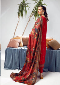 Khoobsurat Meharma Emb Peach Leather'23 M-40 - Mohsin Saeed Fabrics