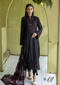 Meharma By Khoobsurat Emb Peach Leather'23 M-01 - Mohsin Saeed Fabrics