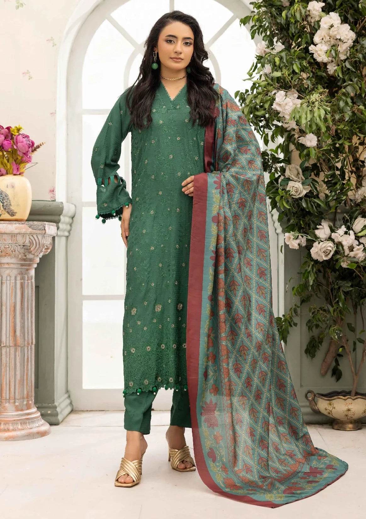 Milan Rut By Khoobsurat Emb Linen'25 MR-22