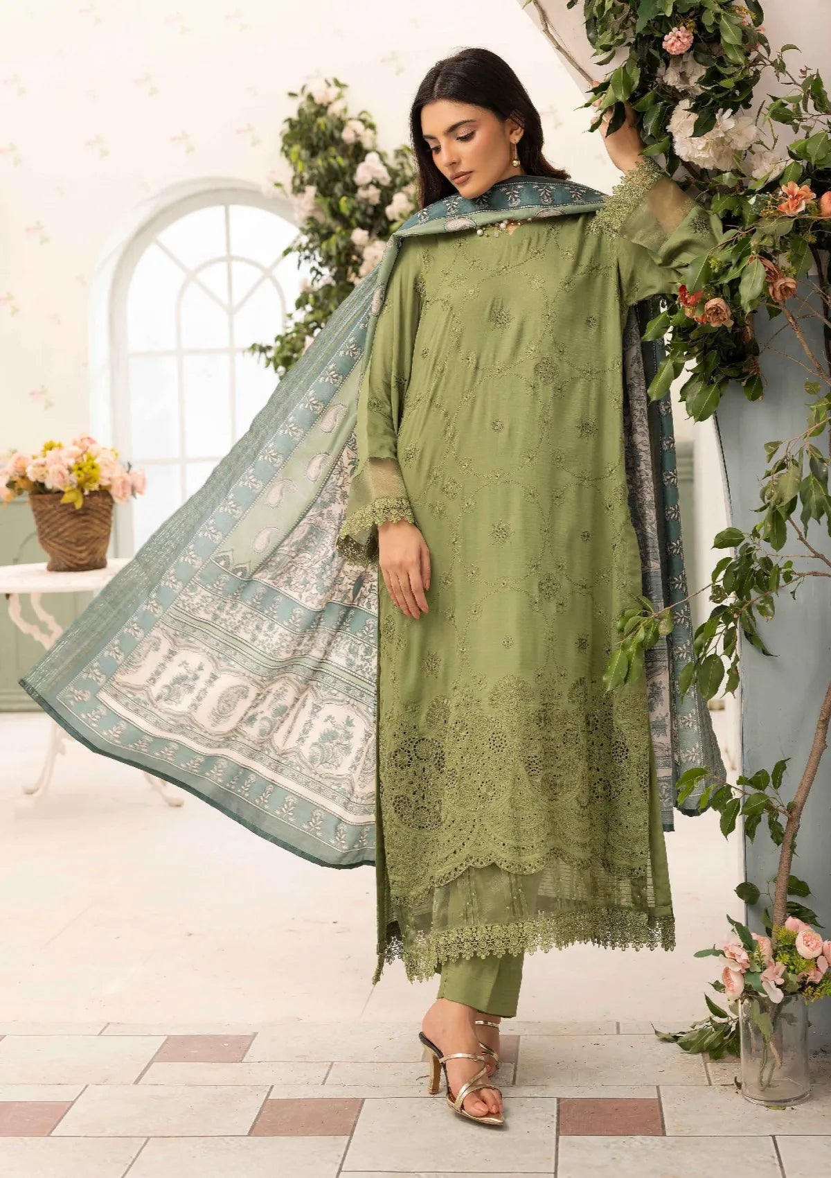 Milan Rut By Khoobsurat Emb Linen'25 MR-24