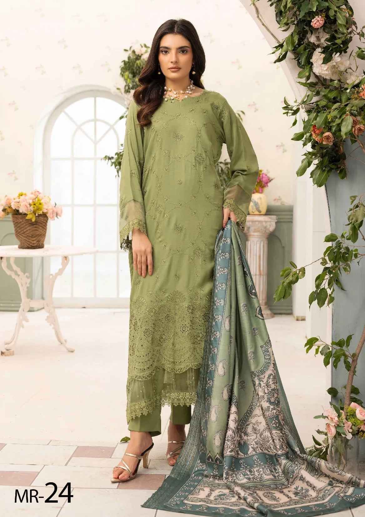 Milan Rut By Khoobsurat Emb Linen'25 MR-24