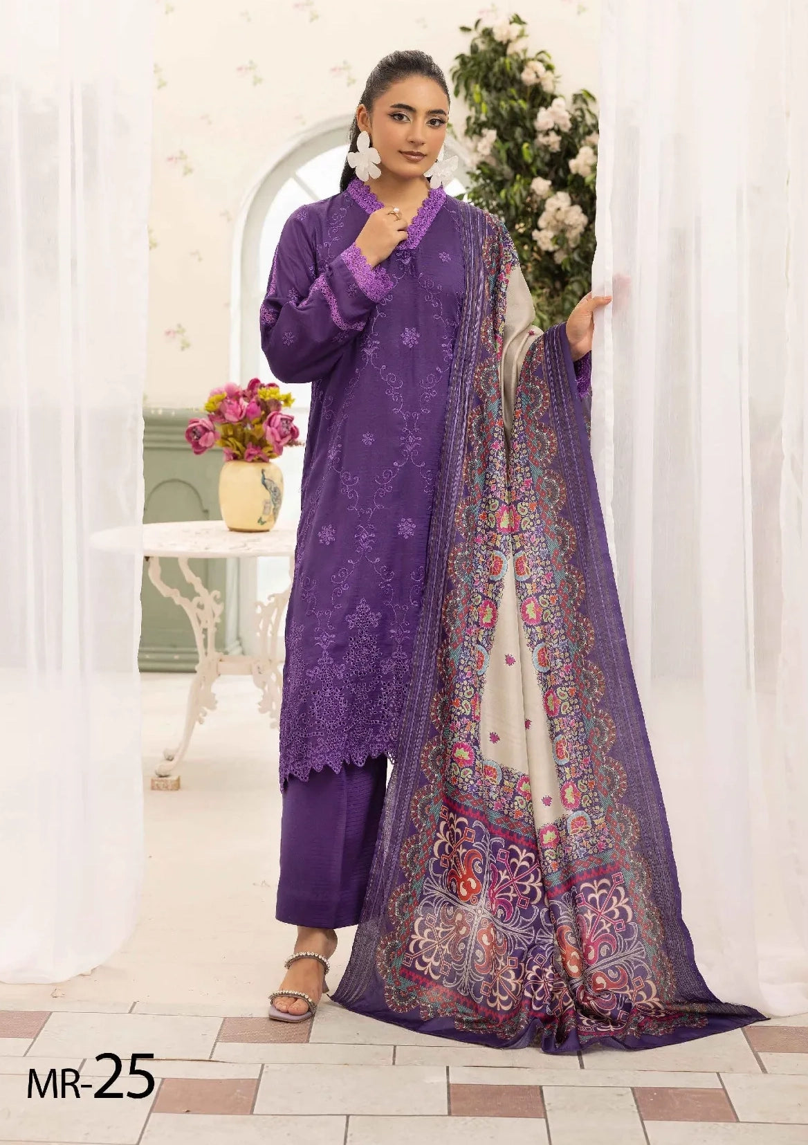 Milan Rut By Khoobsurat Emb Linen'25 MR-25