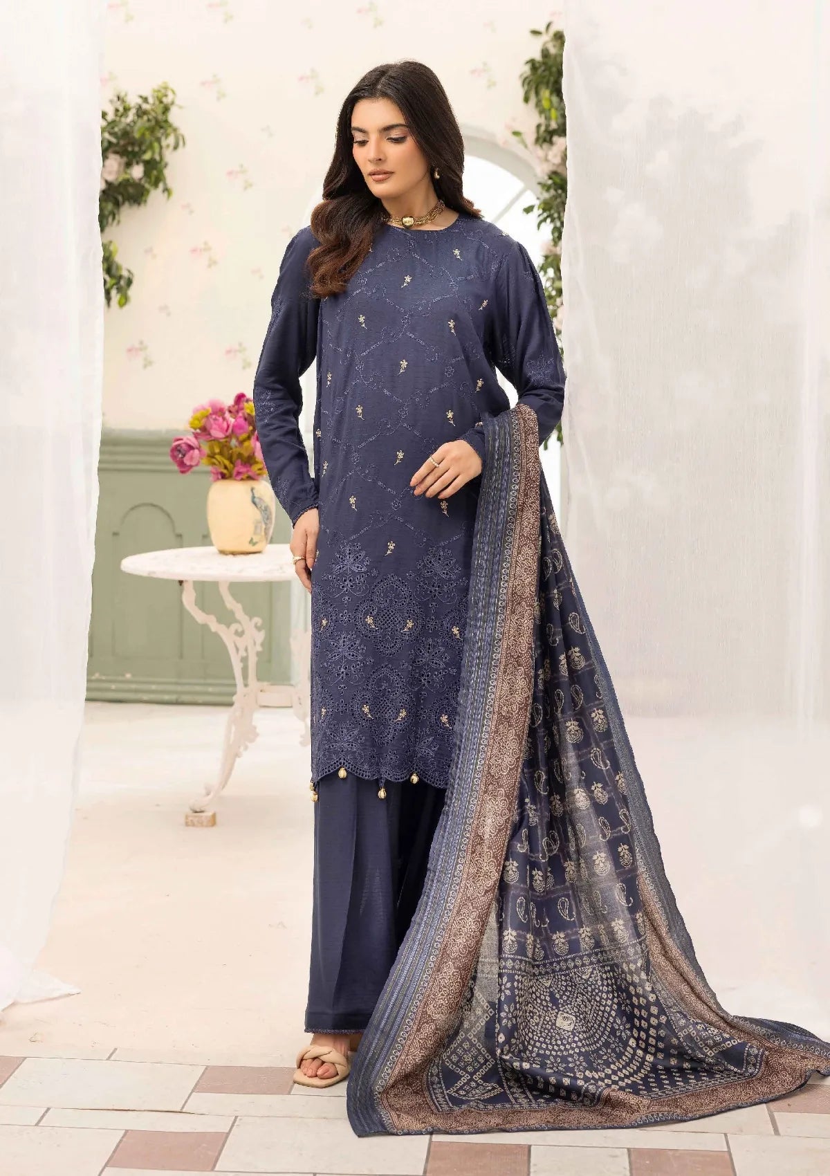 Milan Rut By Khoobsurat Emb Linen'25 MR-27