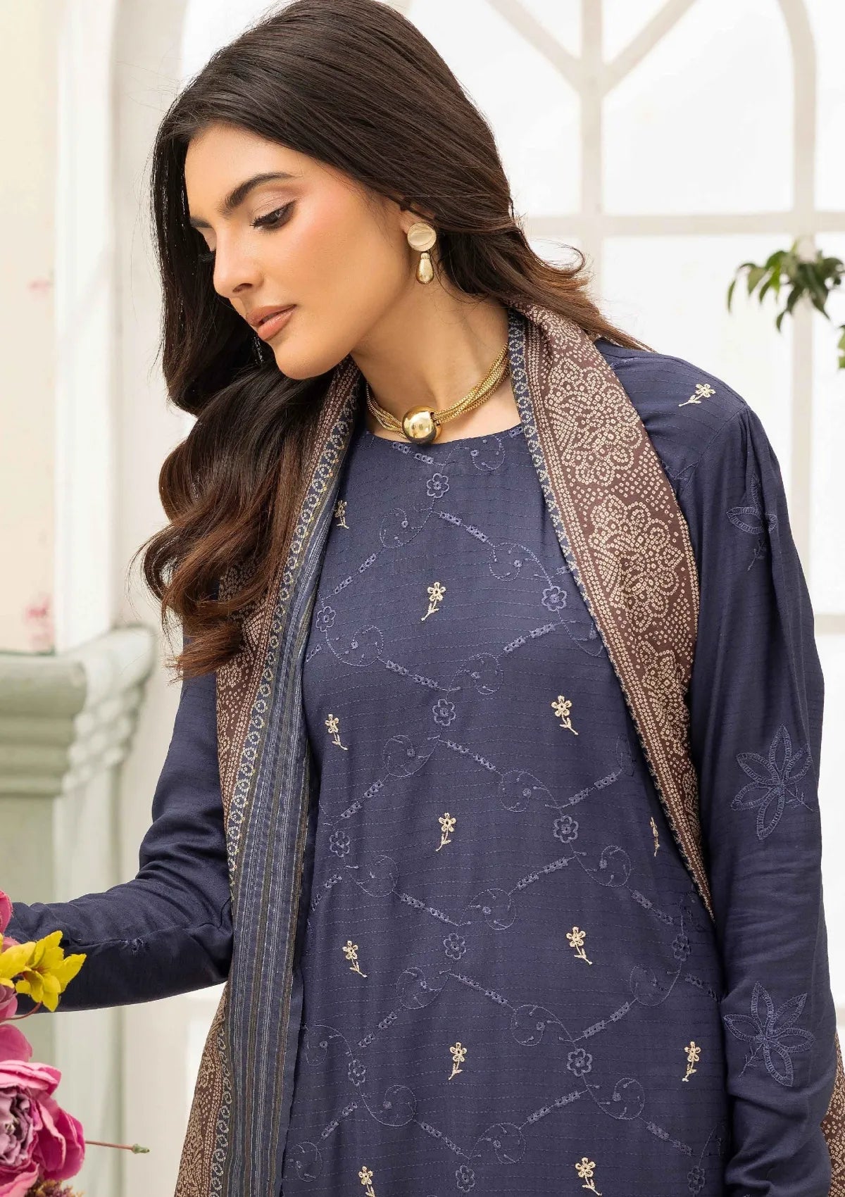 Milan Rut By Khoobsurat Emb Linen'25 MR-27