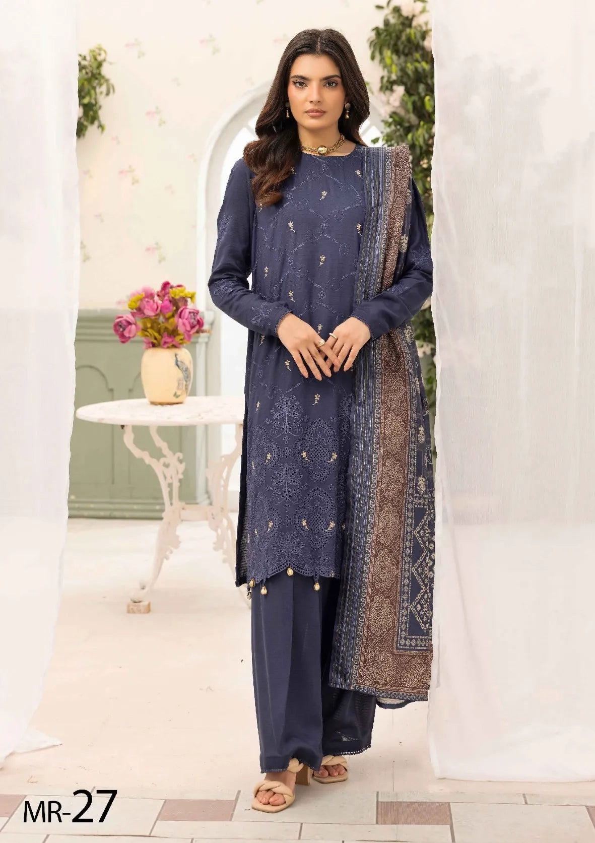 Milan Rut By Khoobsurat Emb Linen'25 MR-27
