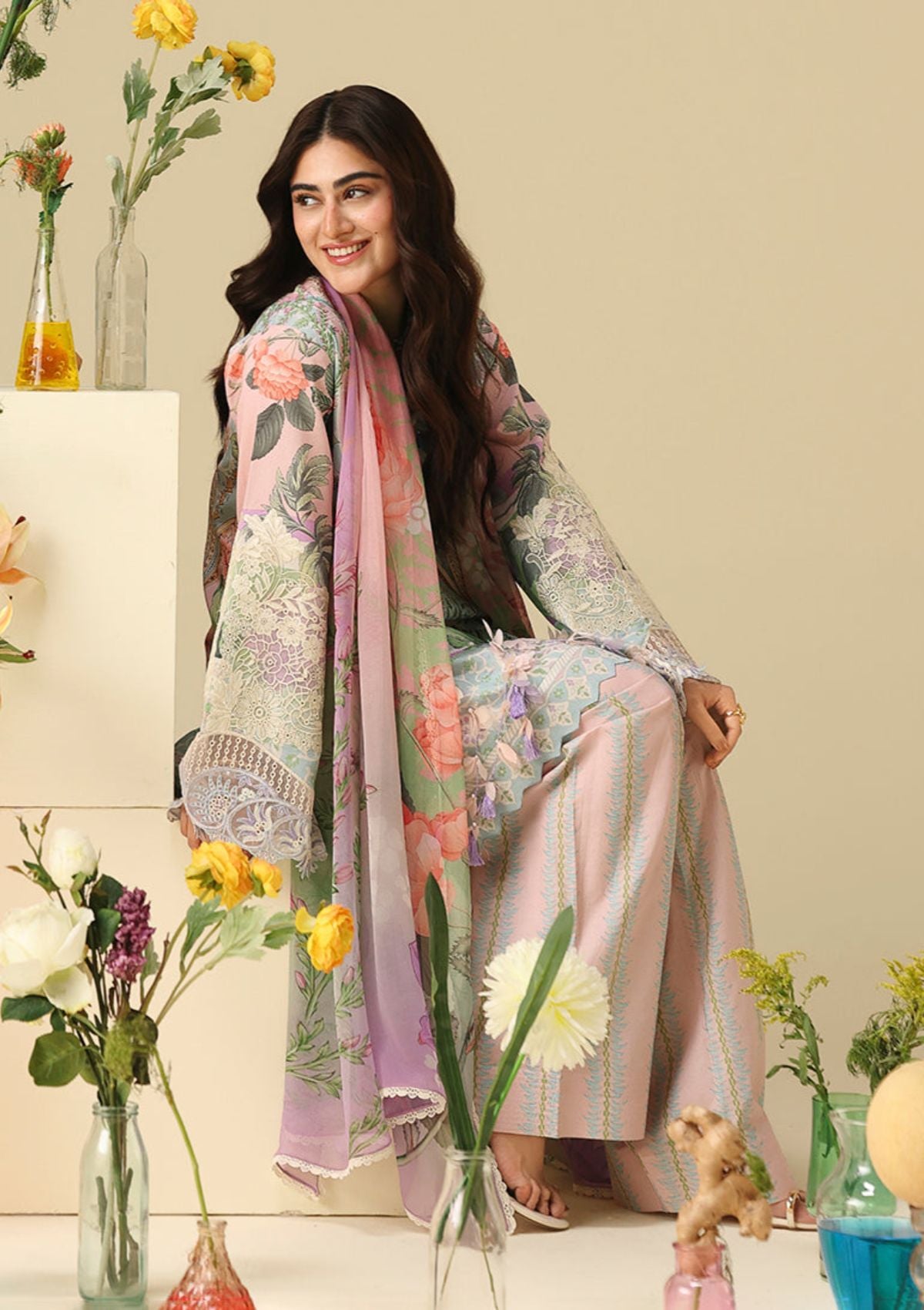 Hemline By Mushq Solail Pirnts'26 D-303 Moonlit Dolce