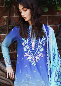 Mushq Solace Ombre Chikankari'26 D-05 Moonlit Ease