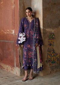 Hussain Rehar Zan Luxury Lawn'26 -Mor