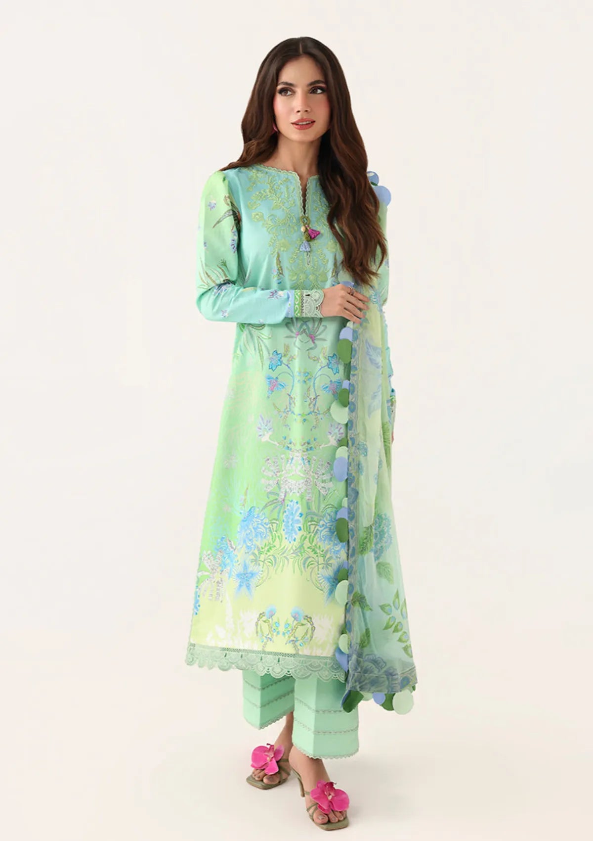 Roheenaz Rosette Lawn'26 D-61B Morning Dew