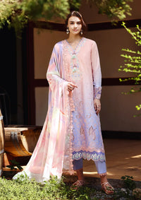 Mushq Solace Ombre Chikankari'26 D-01 Morning Veil