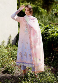 Mushq Solace Ombre Chikankari'26 D-01 Morning Veil