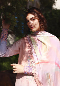 Mushq Solace Ombre Chikankari'26 D-01 Morning Veil