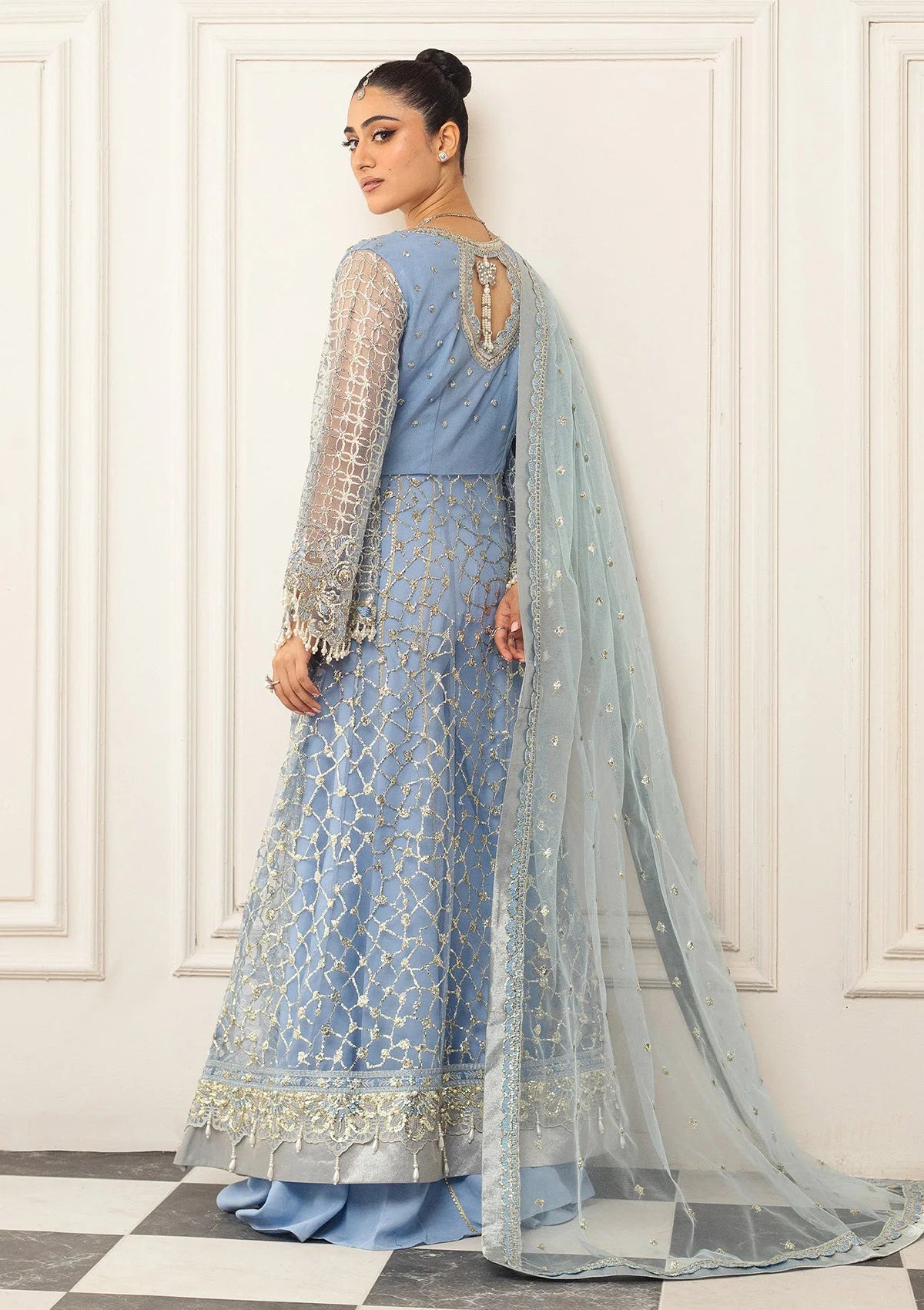 Mushq Aura Debut Wedding'24 D-04 PERIWINKLE