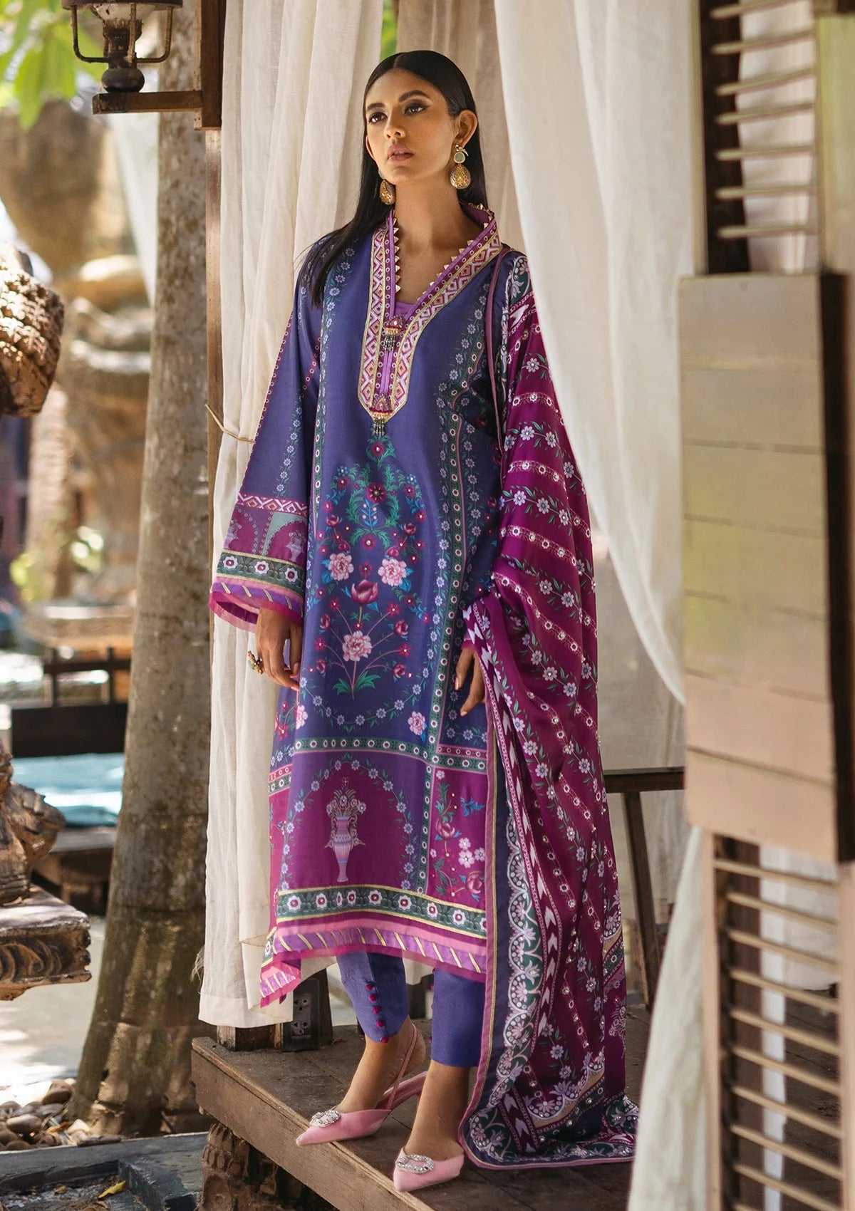 Mushq Nirvana Silk Edit'24 D-07 INDIGO