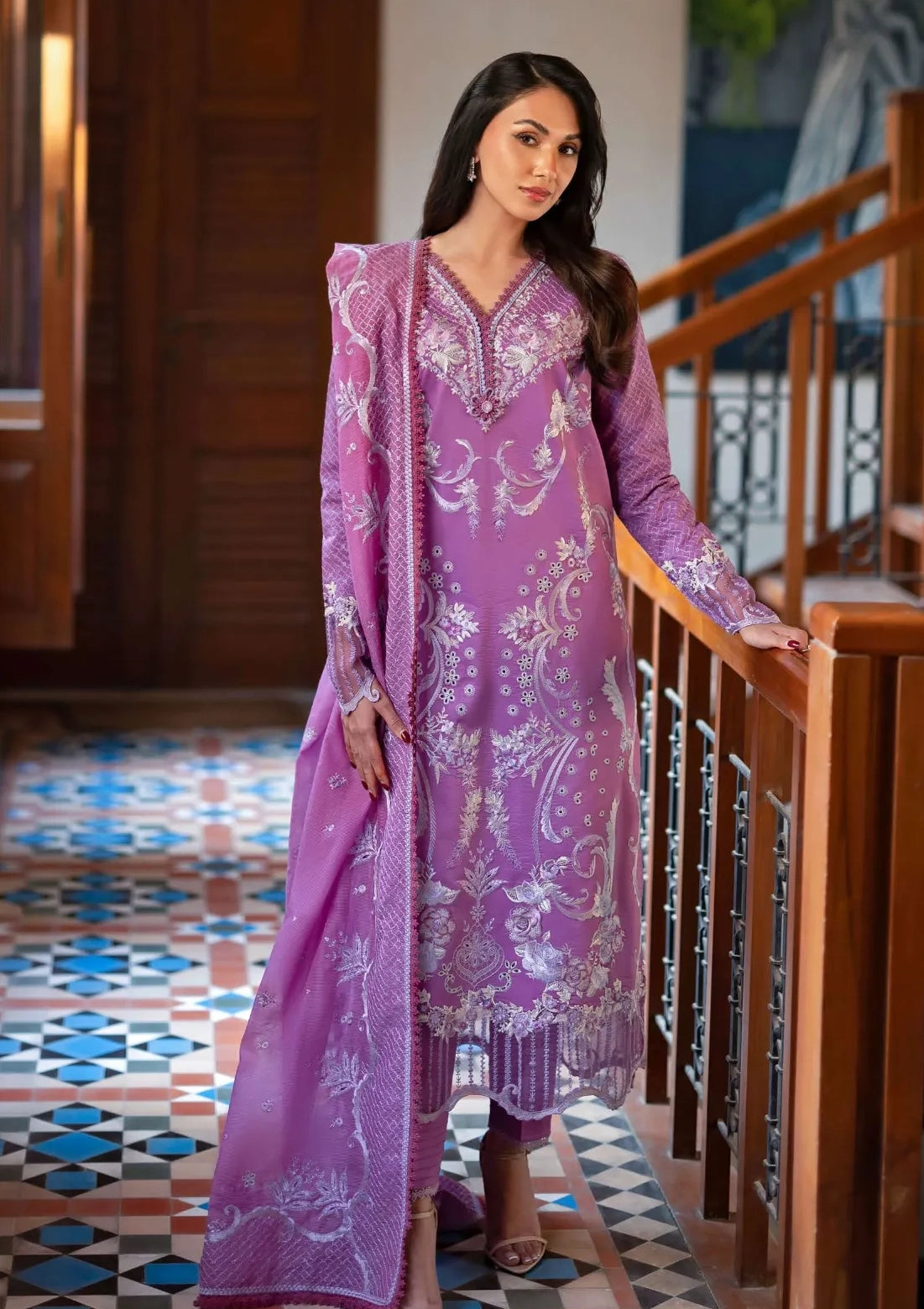 Mushq Astoria Festive Lawn’26 D-01 Arielle