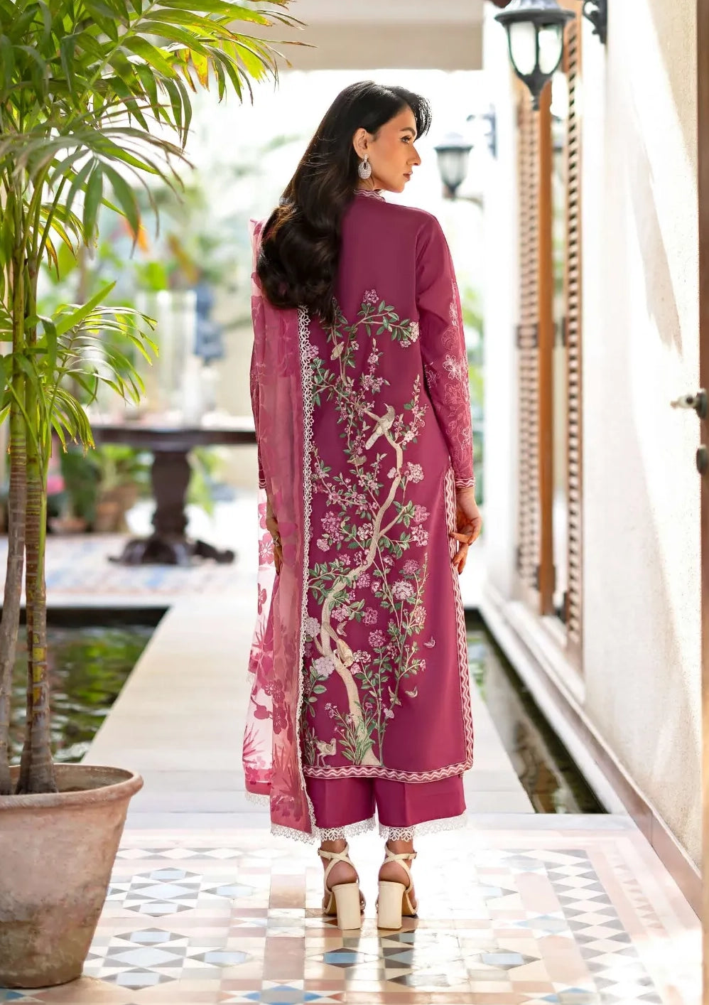 Mushq Astoria Festive Lawn’26 D-03 Rosea