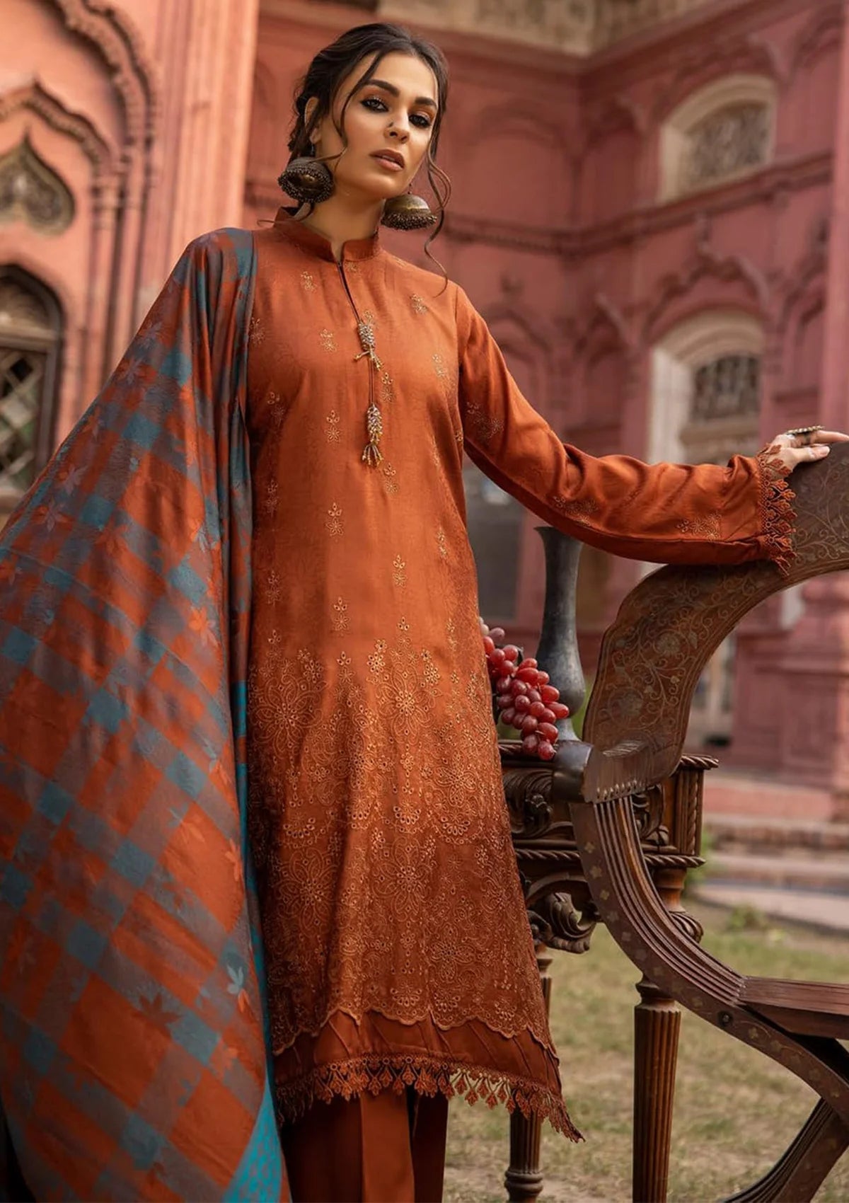 Muskan By Khoobsurat Emb Dhanak'23 M-72 - Mohsin Saeed Fabrics