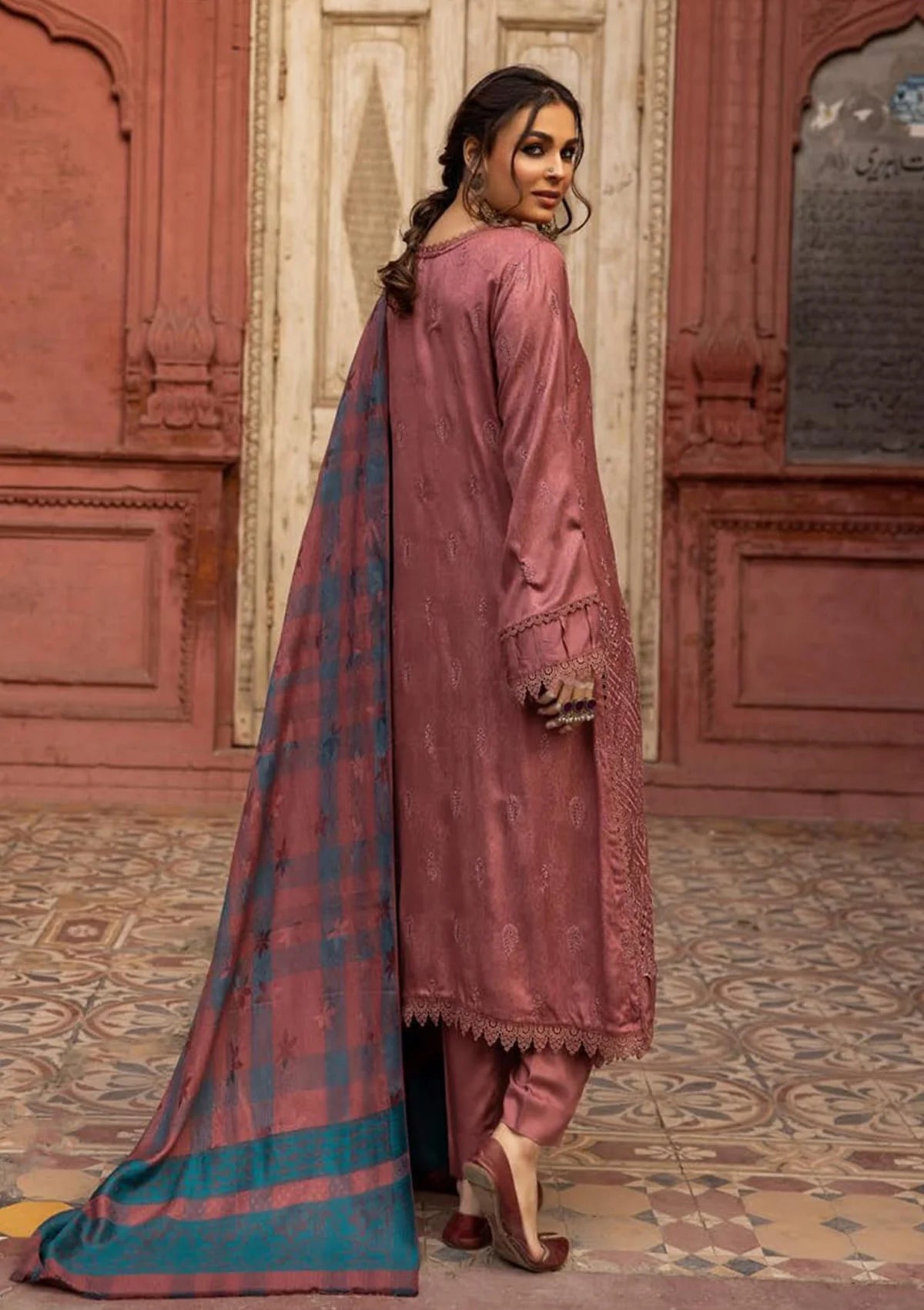 Muskan By Khoobsurat Emb Dhanak'23 M-74 - Mohsin Saeed Fabrics
