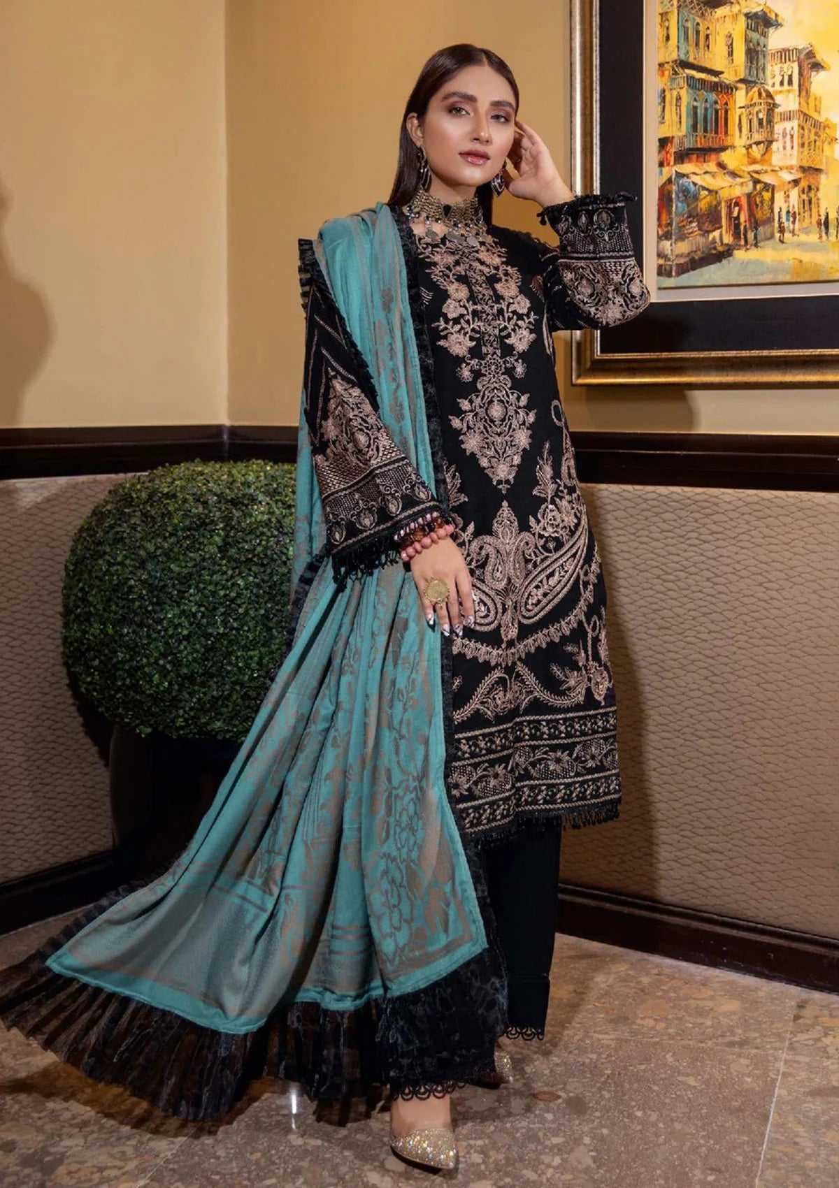 Muskan By Wania'22 Vol-01 WP-111 - Mohsin Saeed Fabrics