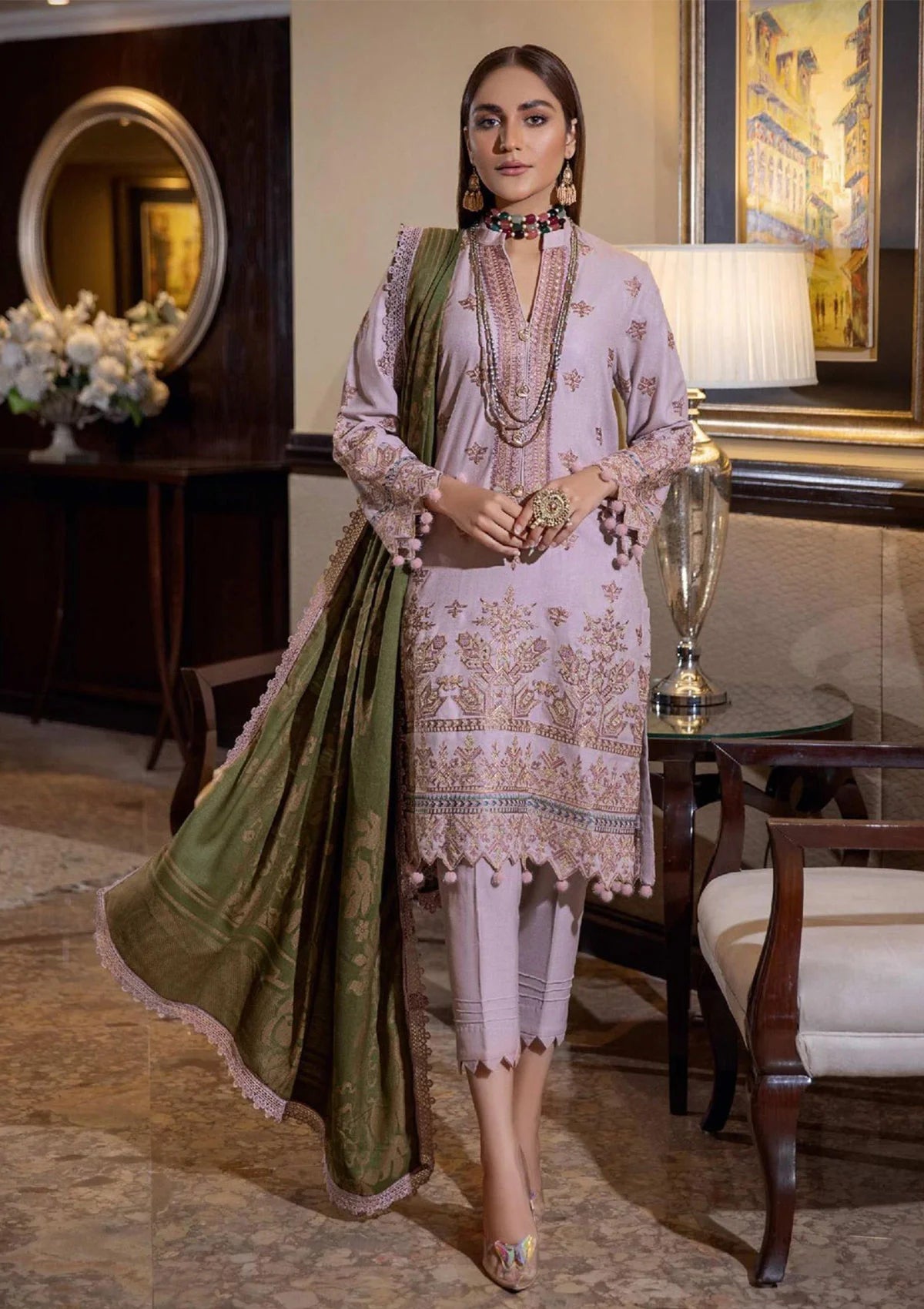Muskan By Wania'22 Vol01 WP119 Mohsin Saeed Fabrics