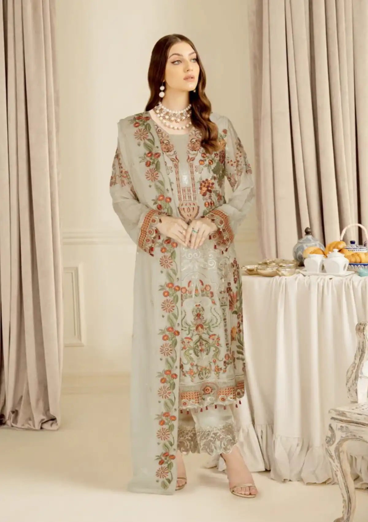 Ramsha Nayab Emb Chiffon'23 Vol-04 N-401