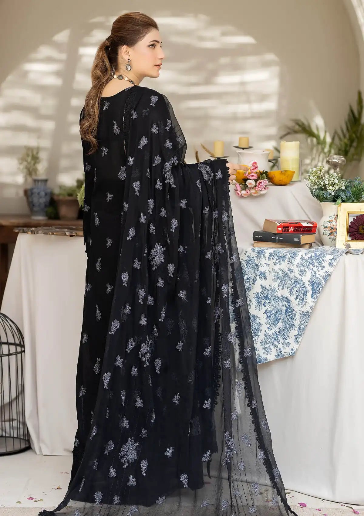Noor-e-Fajar By Raeesa Apana Lawn'24 Vol-02 NF-1308 - Mohsin Saeed Fabrics