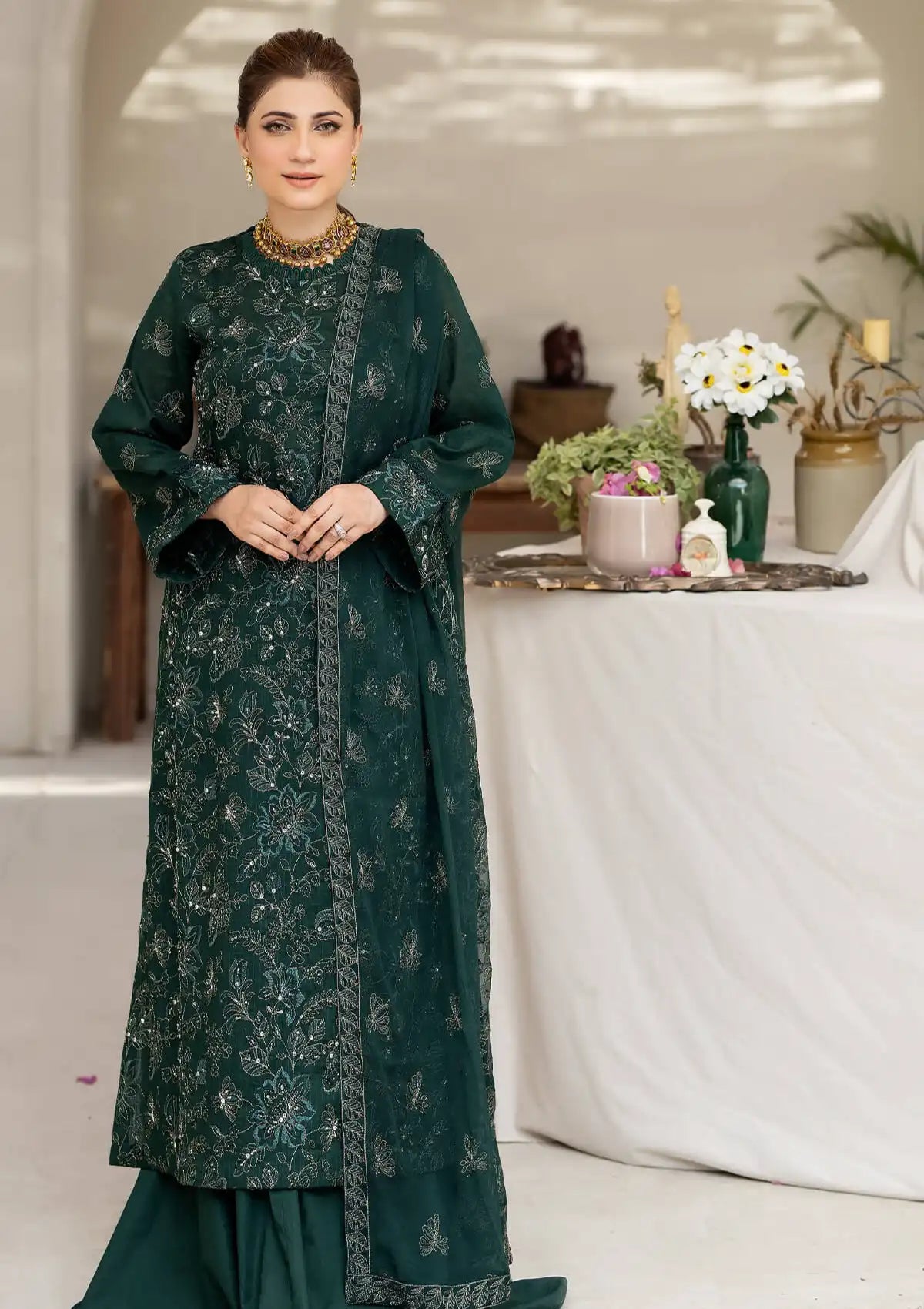 Noor-e-Fajar By Raeesa Apana Lawn'24 Vol-02 NF-1309 - Mohsin Saeed Fabrics
