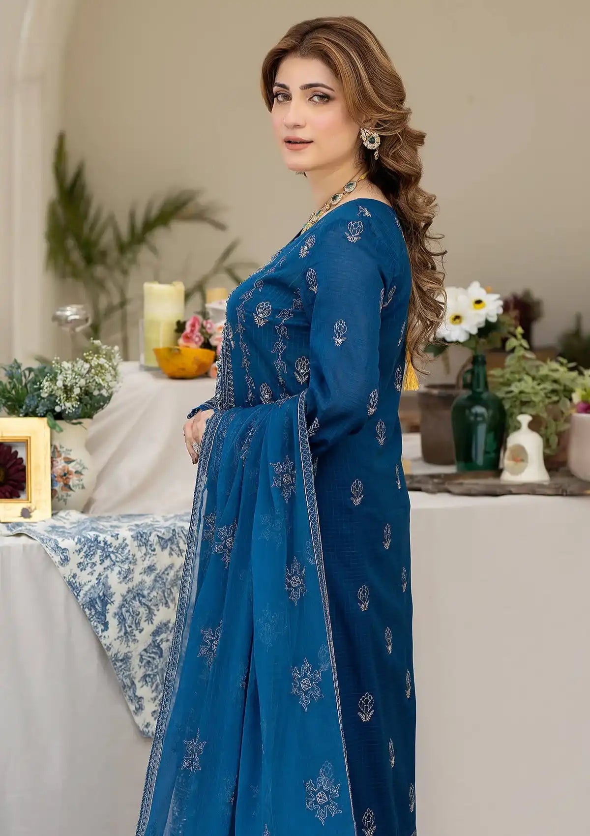 Noor-e-Fajar By Raeesa Apana Lawn'24 Vol-02 NF-1312 - Mohsin Saeed Fabrics