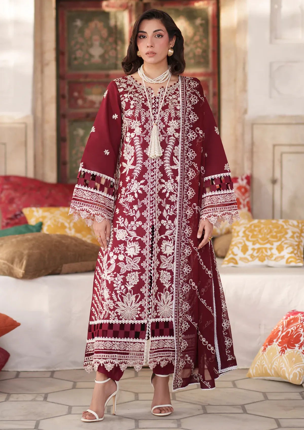 Mahnur Nilofer Luxury Lawn'26 NL-08