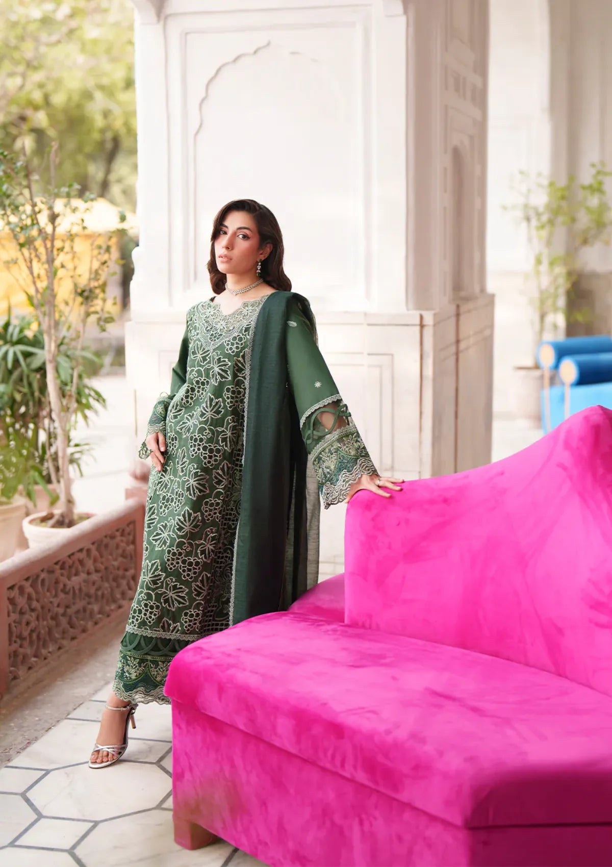 Mahnur Nilofer Luxury Lawn'26 NL-09