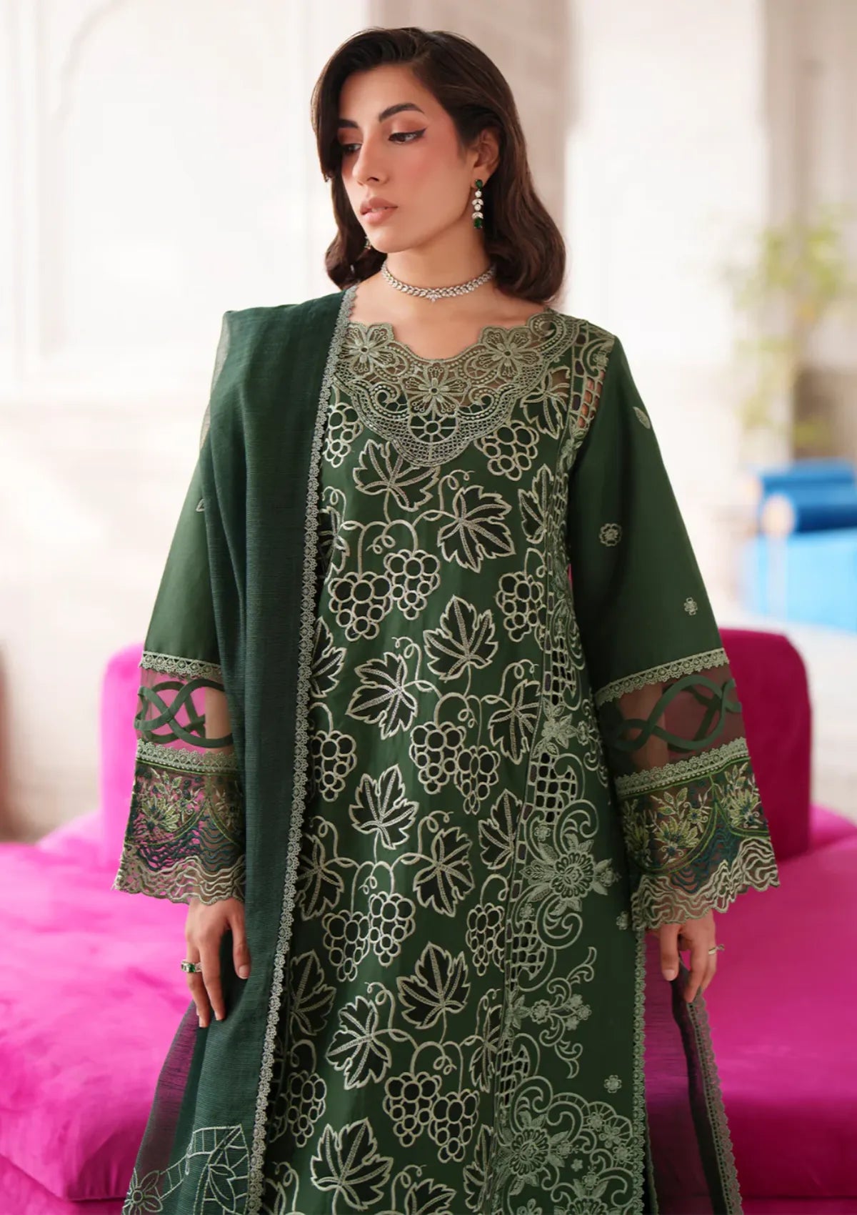 Mahnur Nilofer Luxury Lawn'26 NL-09