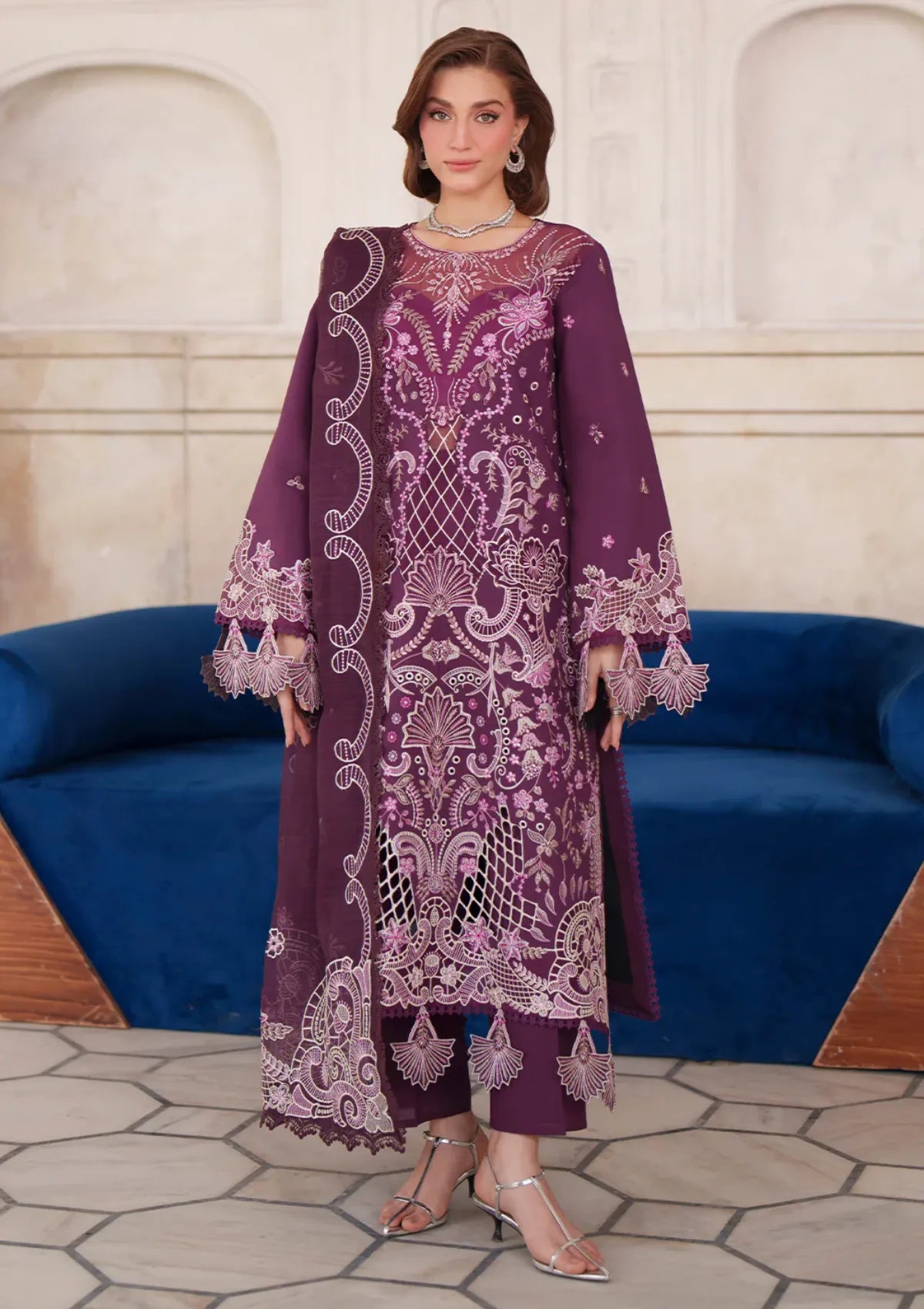 Mahnur Nilofer Luxury Lawn'26 NL-10