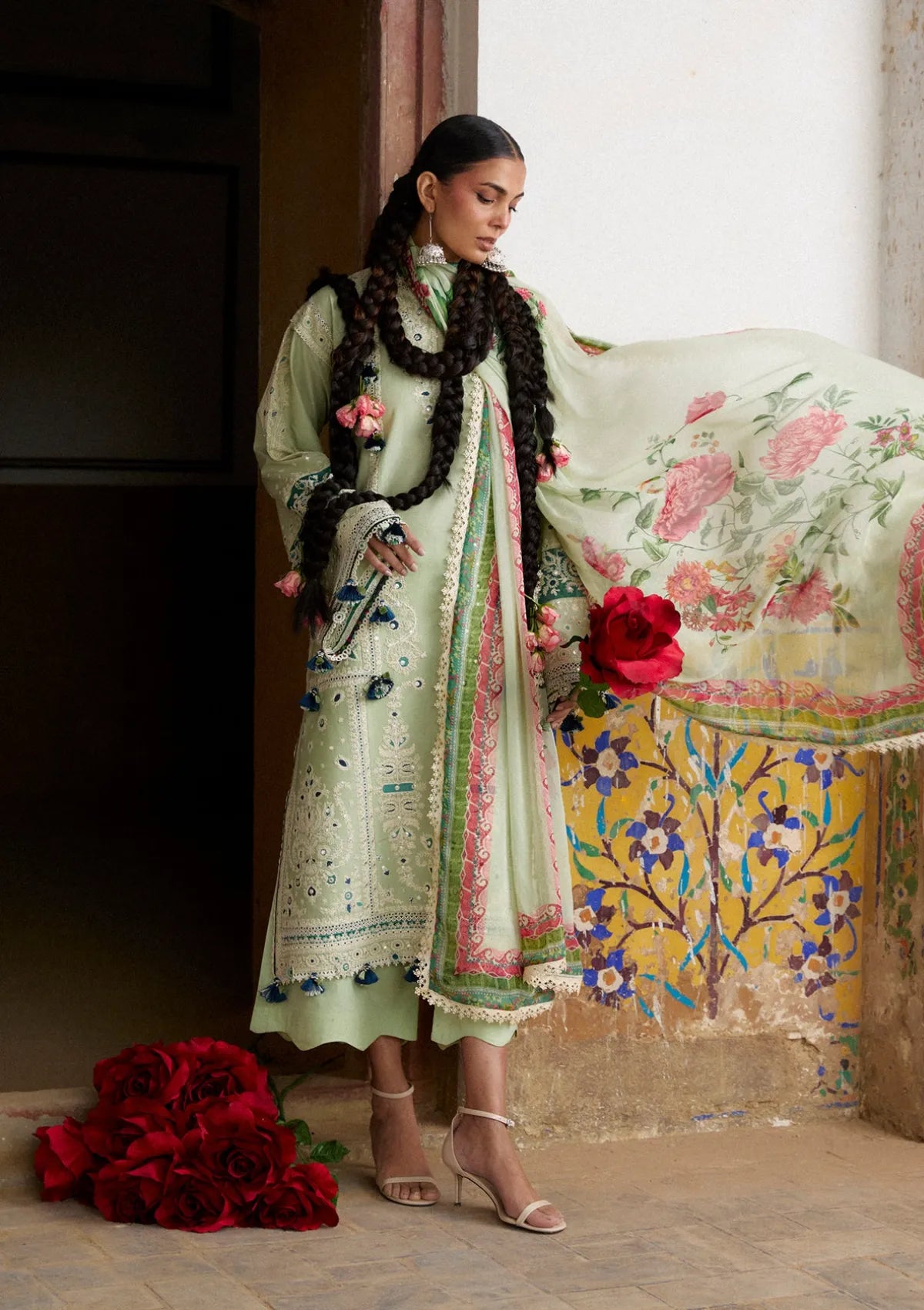 Hussain Rehar Zan Luxury Lawn'26 -Nane