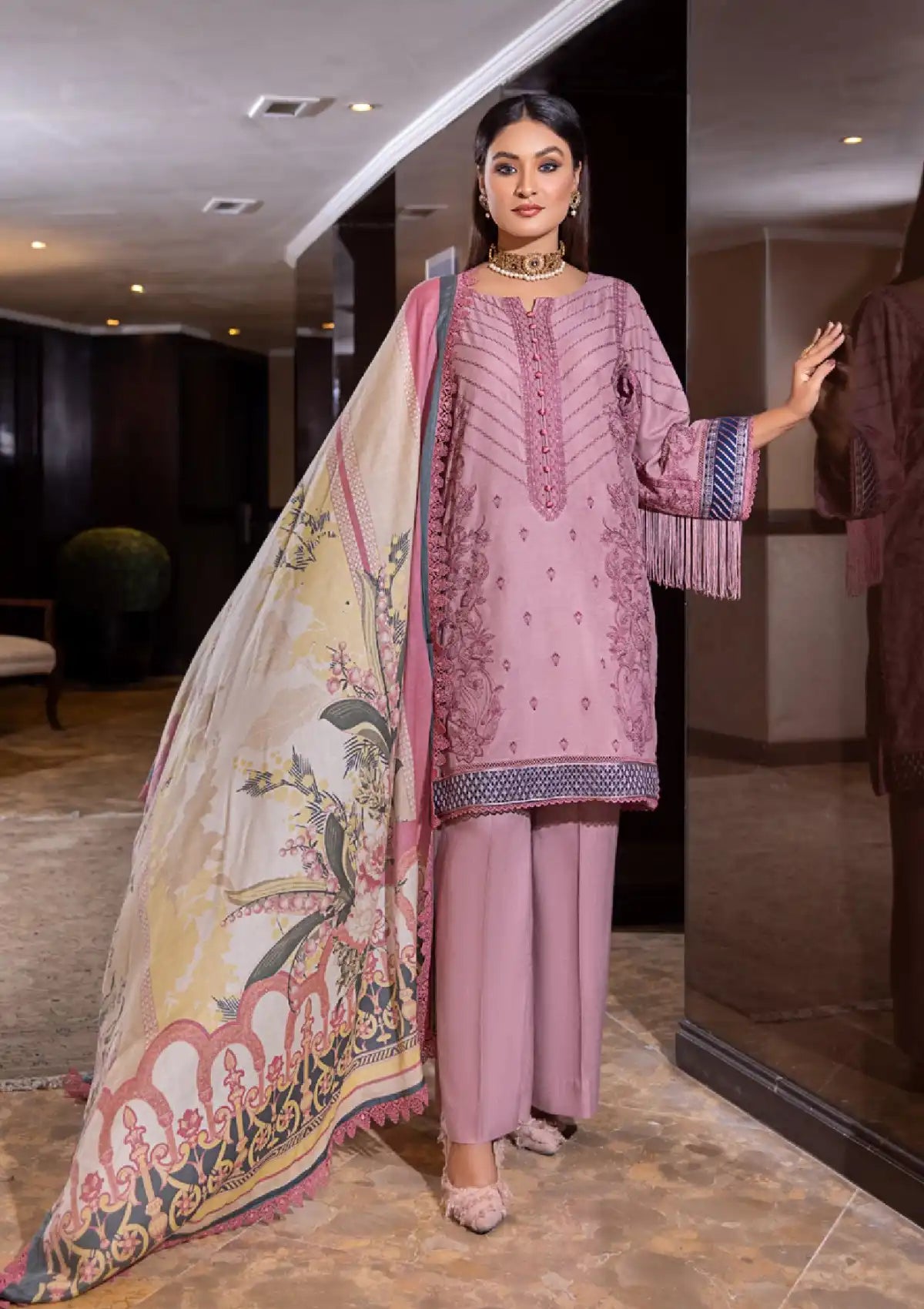Naqsh By Wania'22 Vol-06 WP-534 - Mohsin Saeed Fabrics