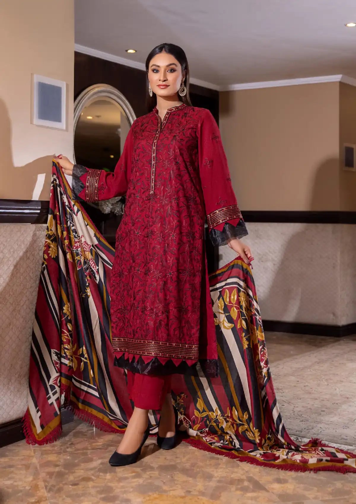 Naqsh By Wania'22 Vol-06 WP-535 – Mohsin Saeed Fabrics