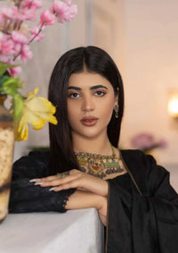 Naqsh By Riaz Arts Zari Peach'24 D-06