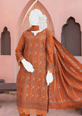 Nayab Emb Wool Shawl'24 D-05