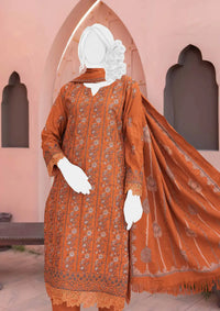 Nayab Emb Wool Shawl'24 D-05