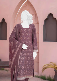Nayab Emb Wool Shawl'24 D-08