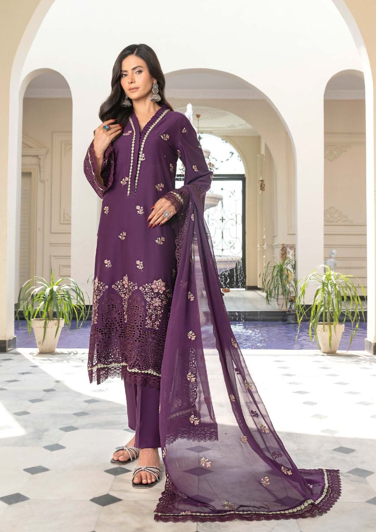 Wania Nayab Emb Lawn'26 WL-381