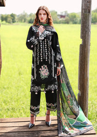 Hemline By Mushq Secret Garden Lawn'26 D-09 Nightshade Bloom