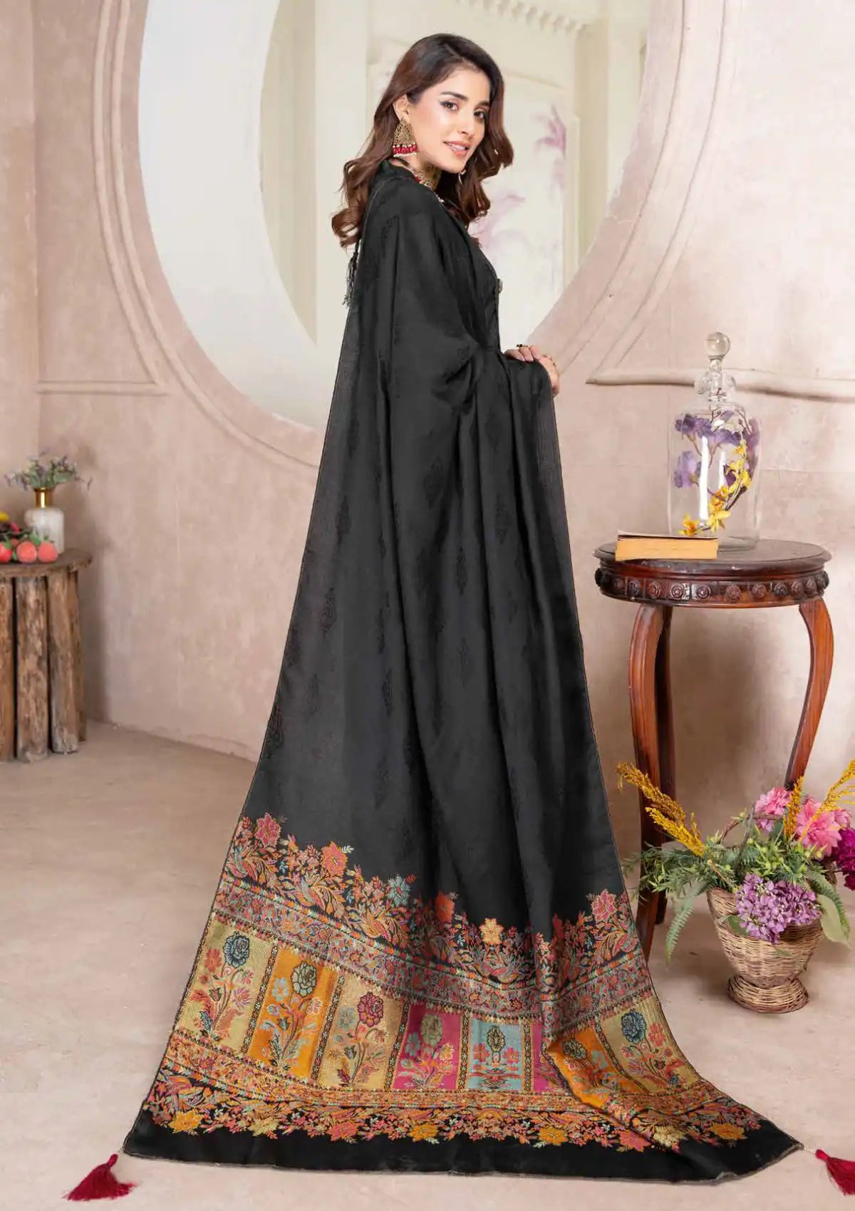 Nikhar By Riaz Arts Premium Peach'24 D-04