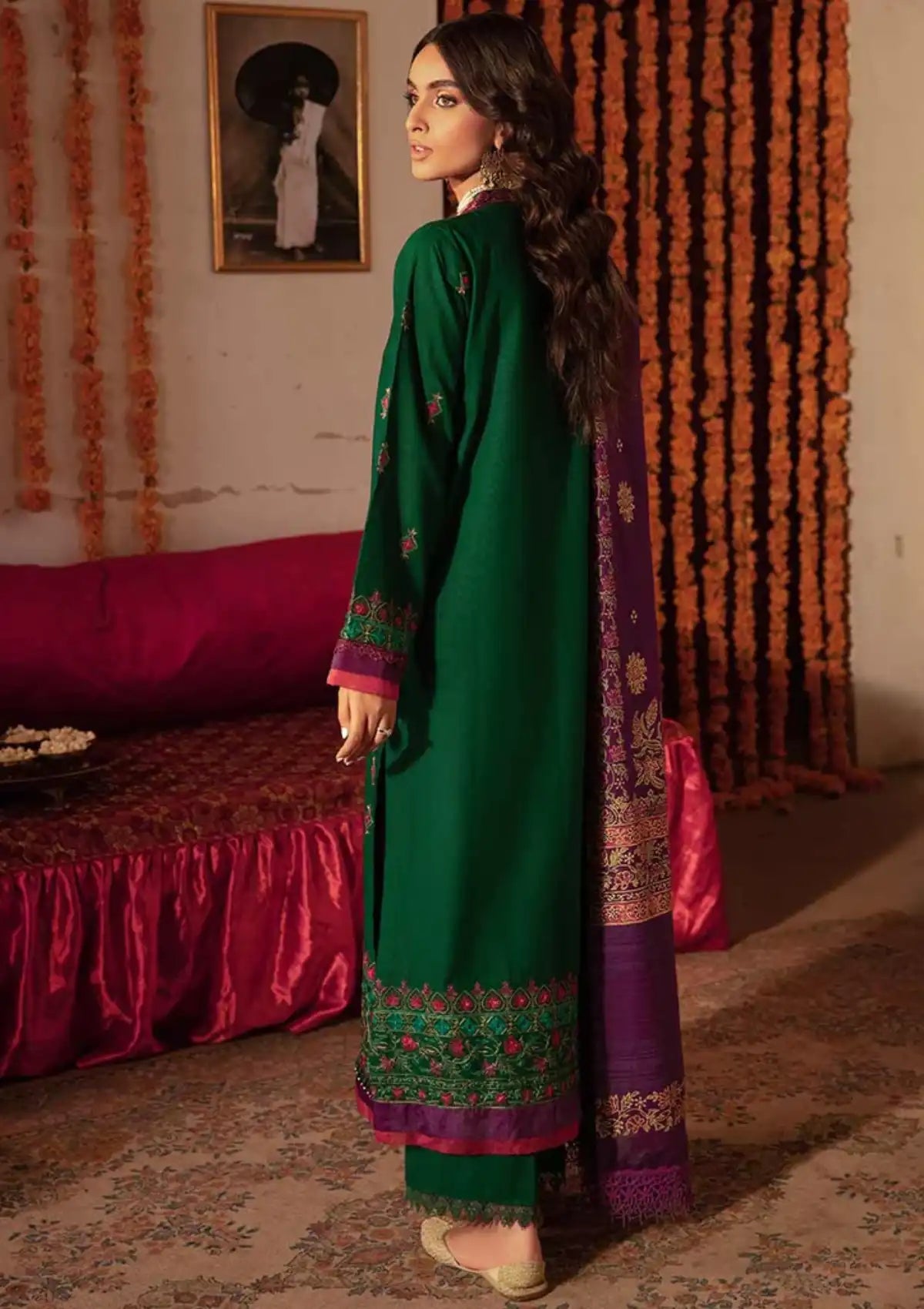 Rajbari Nissa Chikankari Khaddar'23 D-01 - Mohsin Saeed Fabrics