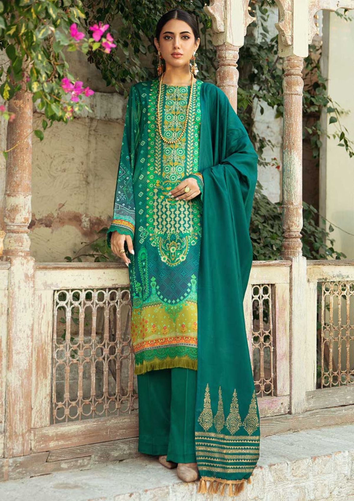 Nissa Winter By Rajbari'23 D-6A - Mohsin Saeed Fabrics
