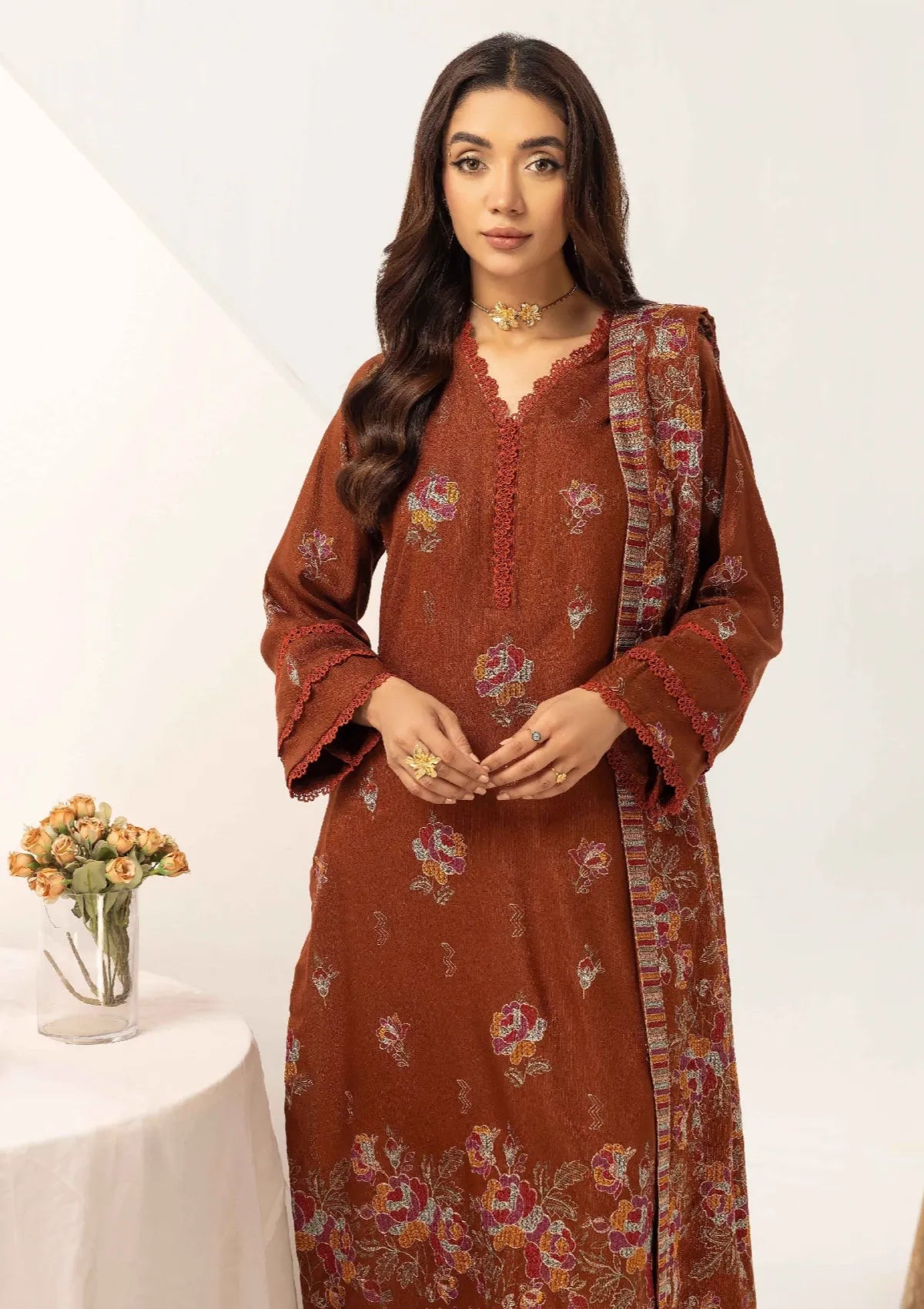 Noor-E-Chasham By Khoobsurat Peach Leather'25 NC-01