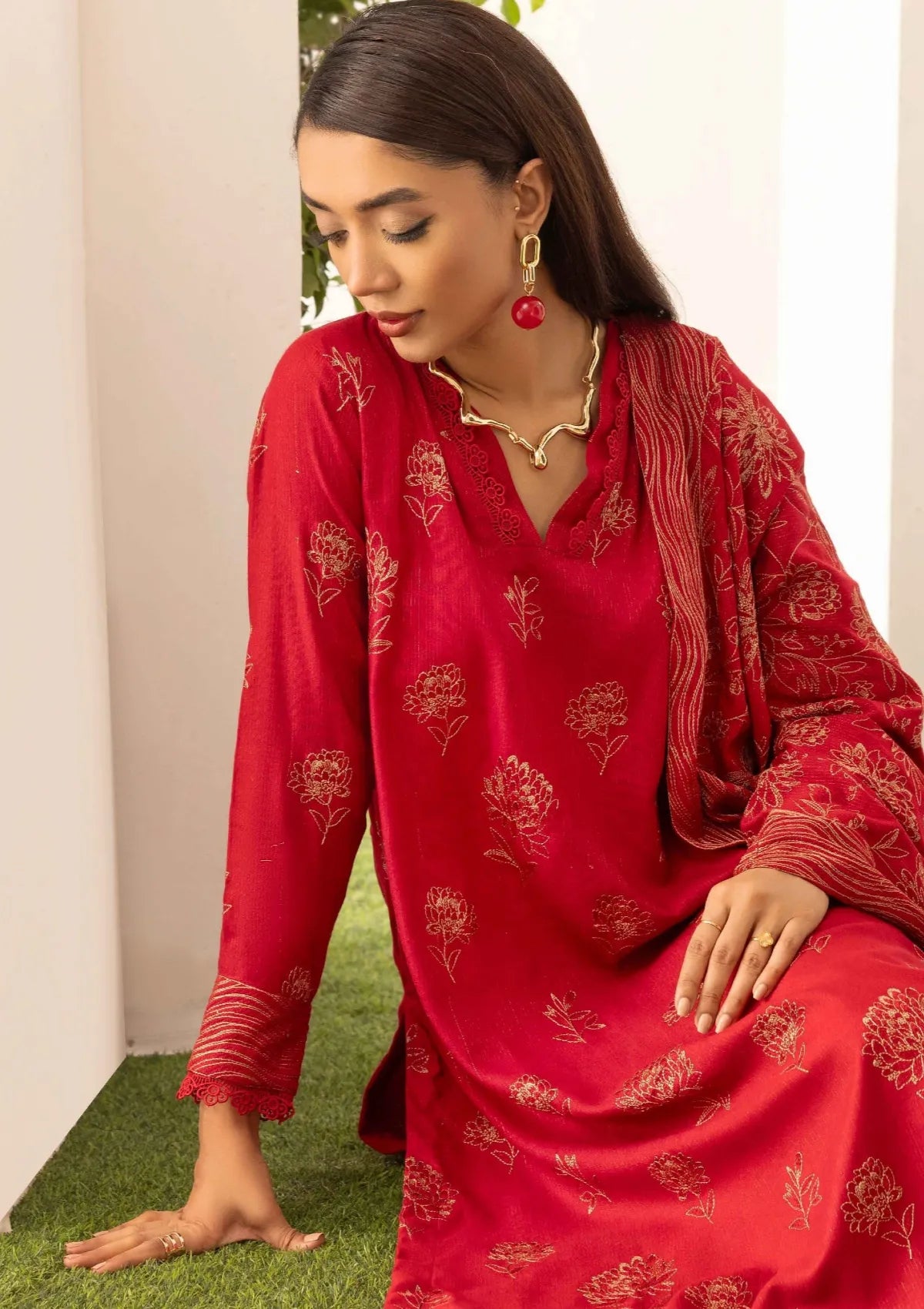 Noor-E-Chasham By Khoobsurat Peach Leather'25 NC-03