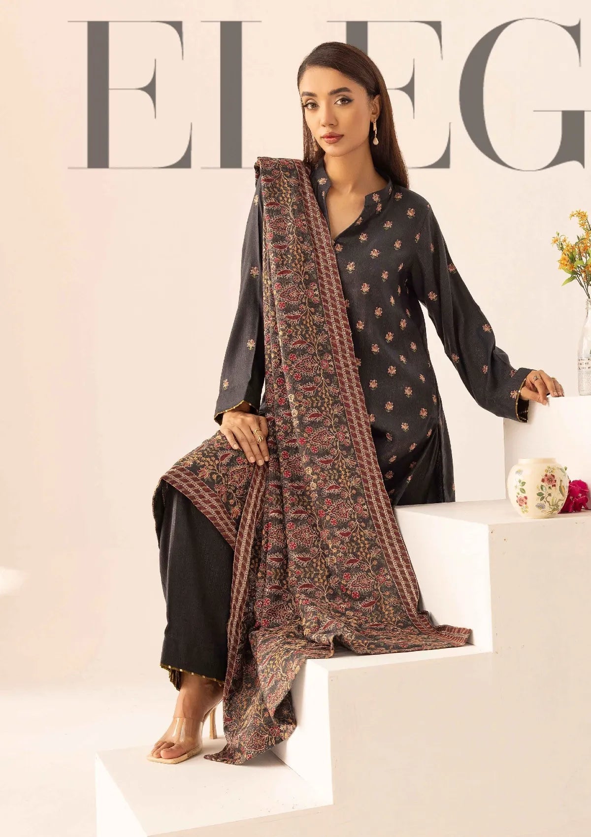 Noor-E-Chasham By Khoobsurat Peach Leather'25 NC-06